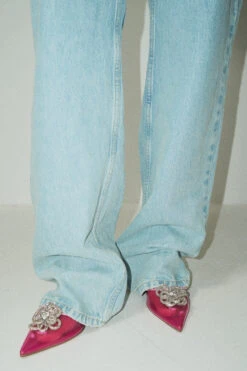 Glittery Transparent Pumps