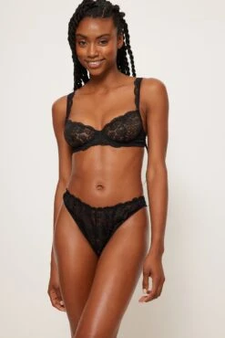 High Leg Lace Brazilian Panties -Na-Kd high leg lace brazilian panties 1013 001182 0002 6885