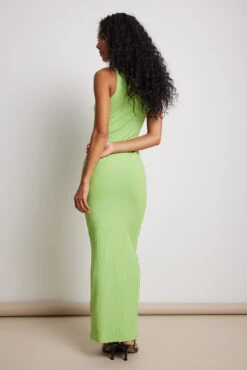 High Neck Ribbed Maxi Dress -Na-Kd high neck ribbed maxi dress 1100 006628 001024747