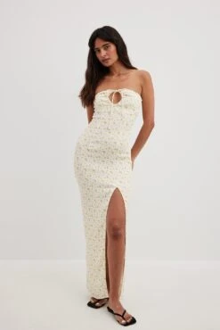 High Slit Bandeau Maxi Dress -Na-Kd high slit bandeau maxi dress 1710 000005 97654016 01c