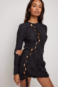 Hole Details Mini Dress -Na-Kd hole details mini dress 1018 008986 00022338