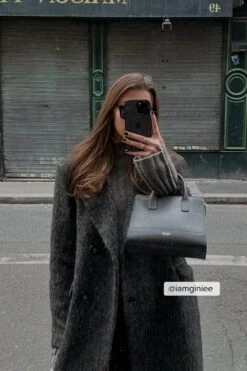 Double Breasted Wool Blend Coat -Na-Kd iamginiee 1100 006796 0008 social 1