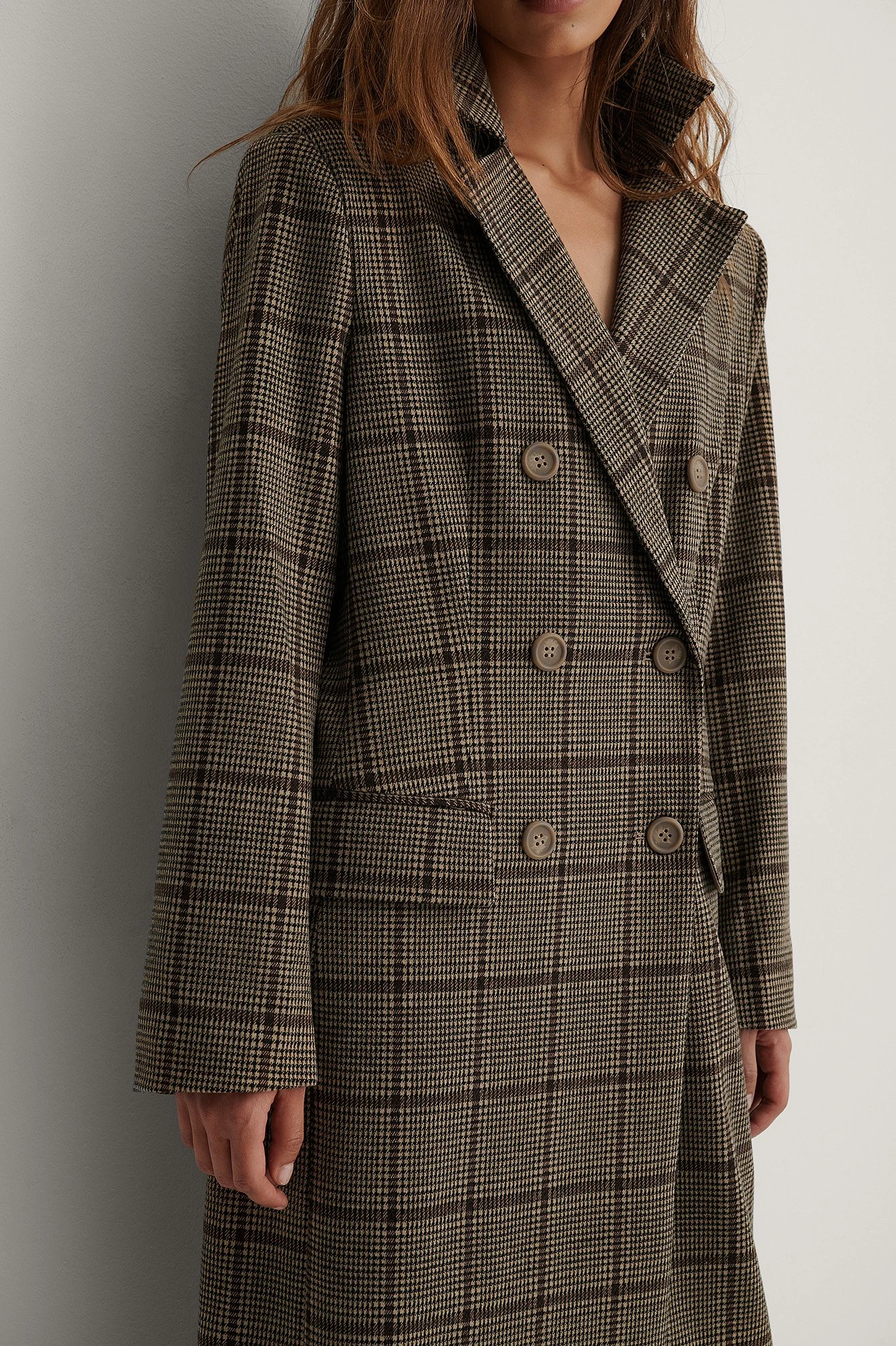 Marked Shoulders Double Buttoned Coat 7 Marked Shoulders Double Buttoned Coat - Image 5