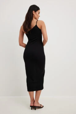 NA-KD Jersey One Shoulder Midi Dress -Na-Kd jersey one shoulder midi dress 1100 007415 000222815