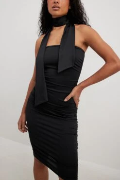 Jersey Scarf Mini Dress -Na-Kd jersey scarf mini dress 1018 010537 000218114