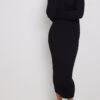 Knitted Shoulder Pads Maxi Dress -Na-Kd knitted shoulder pads maxi dress 1018 009814 000212604