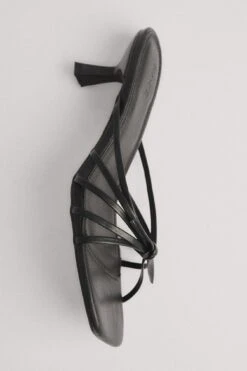 Knotted Front Strappy Mules