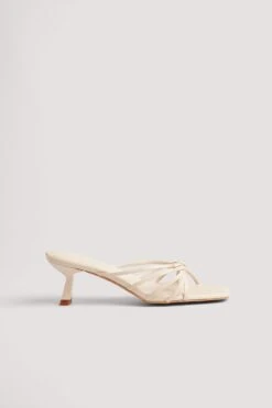 Knotted Front Strappy Mules -Na-Kd knotted front strappy mules 1055 001422 03010887