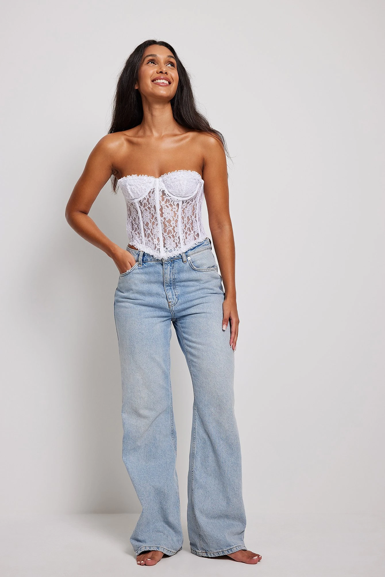 Lace Detail Cup Corset 10 Lace Detail Cup Corset - Image 8