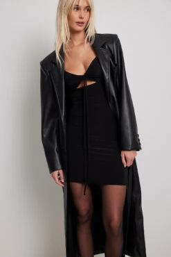 Lace Detail Sleeveless Mini Dress -Na-Kd lace detail sleeveless mini dress black 1100 006622 00020932