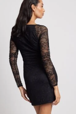 Lace LS Mini Dress 15 Lace LS Mini Dress -Na-Kd lace ls mini dress 1017 002154 000213072