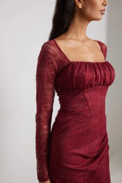 Lace LS Mini Dress 12 Lace LS Mini Dress -Na-Kd lace ls mini dress 1017 002154 02121082