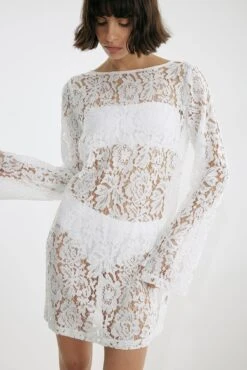 Embroidered Mini Dress -Na-Kd lace mini dress 1708 000111 00011125