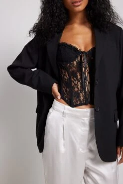 Lace Up Front Corset -Na-Kd lace up front corset 1013 001183 00021706 1