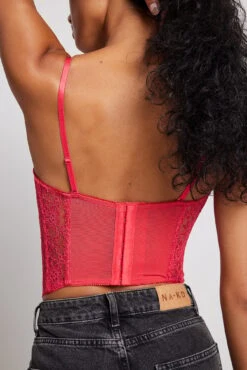 Lace Up Front Corset -Na-Kd lace up front corset 1013 001183 00041834 1