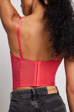 Lace Up Front Corset -Na-Kd lace up front corset 1013 001183 00041834