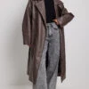 Long Biker Pu Trenchcoat -Na-Kd long biker pu trenchcoat 1100 006795 0017 01c