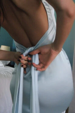 Low Back Satin Maxi Dress -Na-Kd low back satin maxi dress 1804 000007 0047 editorial3