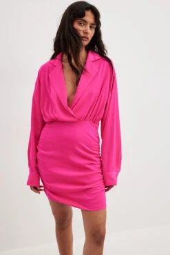 Marked Waist Deep Front Dress -Na-Kd marked waist deep front dress 1708 000121 0799 r 5