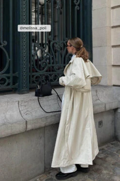 PU Detailed Trenchcoat -Na-Kd melissa poli 1791 000009 0260 social