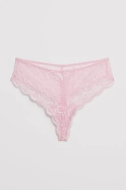 Mid Waist Lace Brazilian -Na-Kd mid waist lace brazilian 1013 001074 0015 flatlay