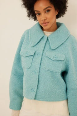 NA-KD Big Sleeve Chest Pocket Jacket -Na-Kd na kd big sleeve chest pocket jacket 1018 007861 0003 2868