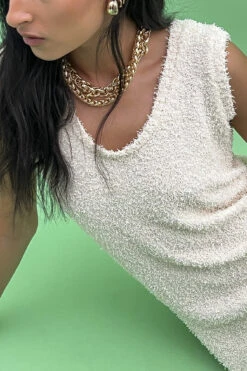 Fluffy Knitted Sleeveless Midi Dress -Na-Kd na kd nakd fluffy knitted sleeveless maxi dress 1018 009018 0260 0030