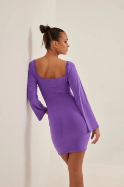 Balloon Sleeve Neck Detail Dress -Na-Kd nakd 1017 001541 03687542