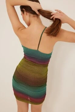 One Shoulder Lurex Mini Dress -Na-Kd nakd 1one shoulder mini lurex dress 1017 001444 025927173
