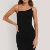 Asymmetric Thin Strap Short Dress -Na-Kd nakd asymmetric strap short dress 1017 000665 0002 01j 1 1
