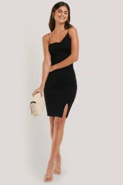 Asymmetric Thin Strap Short Dress -Na-Kd nakd asymmetric strap short dress 1017 000665 0002 03c 1