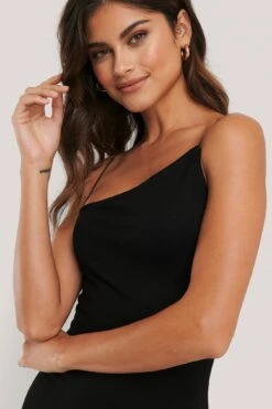 Asymmetric Thin Strap Short Dress -Na-Kd nakd asymmetric strap short dress 1017 000665 0002 04g 1 1