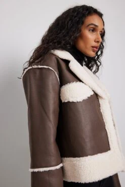 Aviator PU Jacket -Na-Kd nakd aviator pu jacket 1711 000072 0017 26557