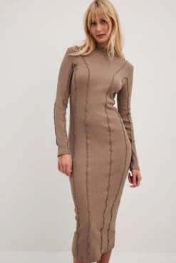 Babylock Detailed Midi Dress -Na-Kd nakd babylock detailed midi dress 1100 007044 0119 2741