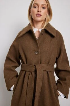 Back Slit Long Coat -Na-Kd nakd back slit long coat 1018 009340 1408 28727