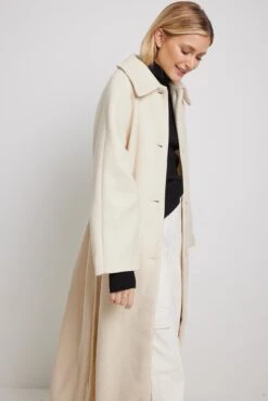 Back Slit Long Coat