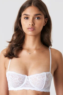 Balconette Floral Lace Bra -Na-Kd nakd balconette floral lace bra 1013 000276 0001 03a