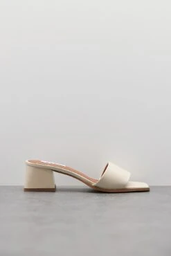 Basic Block Heel Mules