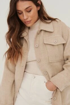 Belted Jacket -Na-Kd nakd belted jacket 1018 006371 0140 01a r