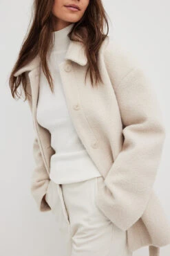 NA-KD Belted Structured Jacket -Na-Kd nakd belted structured jacket 1100 006937 0140 2106