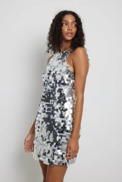 Big Sequin Mini Dress