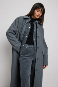 Big Shoulder Oversized Coat -Na-Kd nakd big shoulder oversized coat 1777 000028 0008 0097