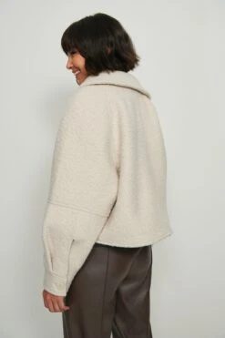 NA-KD Big Sleeve Chest Pocket Jacket -Na-Kd nakd big sleeve chest pocket jacket 1018 007861 0140 02b