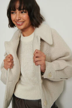 NA-KD Big Sleeve Chest Pocket Jacket -Na-Kd nakd big sleeve chest pocket jacket 1018 007861 0140 04g