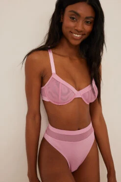 Binding Detail Mesh Bra -Na-Kd nakd binding detail mesh bra 1013 001139 0048 0336