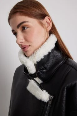 NA-KD Bonded Aviator Jacket -Na-Kd nakd bonded aviator jacket 1100 006635 0002 40793