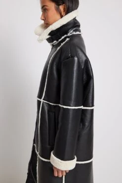 Bonded Faux Fur Jacket -Na-Kd nakd bonded faux furjacket 1100 006629 0002 9976