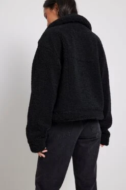 Recycled Bonded Teddy Jacket -Na-Kd nakd bonded teddy jacket 1018 007798 0002 10824