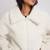 NA-KD Bonded Teddy Jacket -Na-Kd nakd bonded teddy jacket 1018 008583 0001 2886 copy