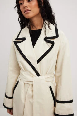 Braided Detail Trench Coat -Na-Kd nakd braided detail trench coat 1795 000001 0005 23511
